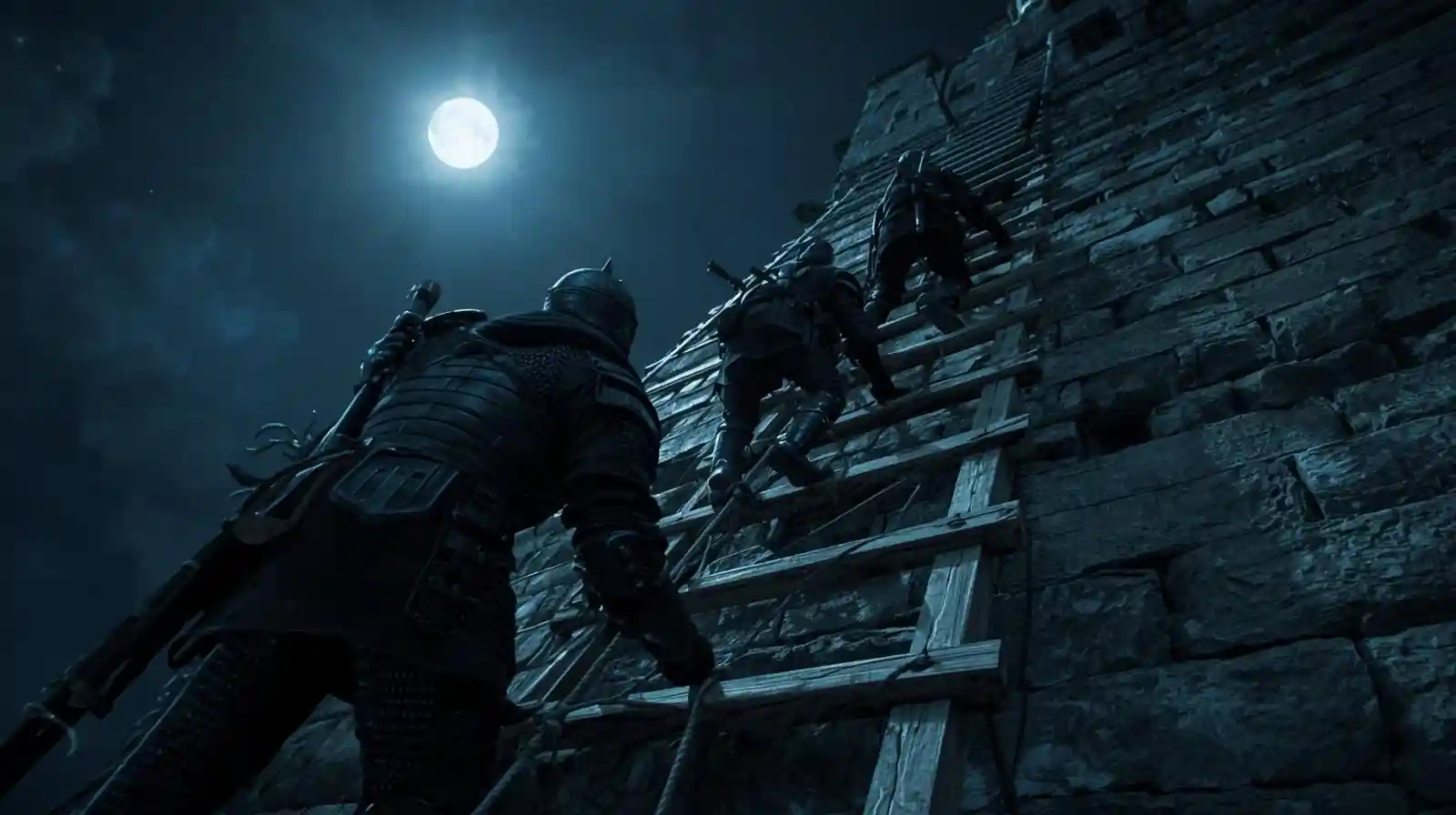 Samarkand night attack walls