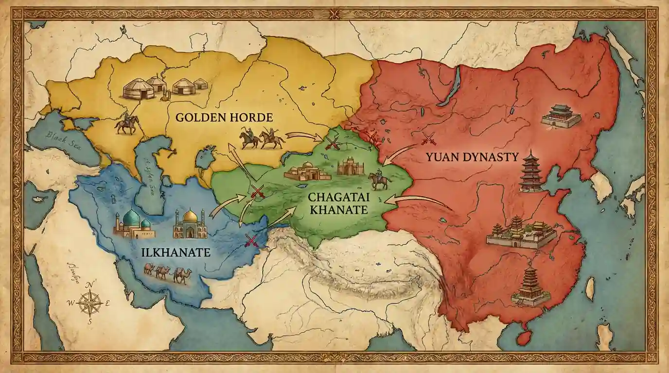 Internal Mongol conflicts